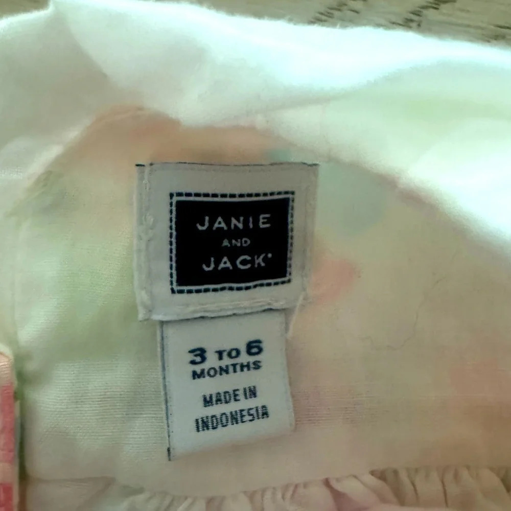 Janie and Jack girls sleeveless dresss size 3-6 months - Picture 3 of 3
